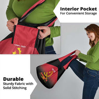 Angola Basketball Custom Grocery Bag Go Champions Angolan - Wonder Print Shop
