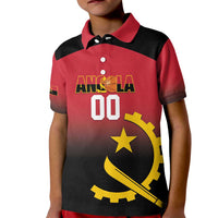 Angola Basketball Custom Kid Polo Shirt Go Champions Angolan - Wonder Print Shop