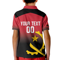 Angola Basketball Custom Kid Polo Shirt Go Champions Angolan - Wonder Print Shop