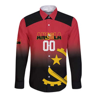 Angola Basketball Custom Long Sleeve Button Shirt Go Champions Angolan - Wonder Print Shop