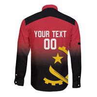 Angola Basketball Custom Long Sleeve Button Shirt Go Champions Angolan - Wonder Print Shop