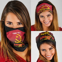 Angola Basketball Custom Neck Gaiter Go Champions Angolan - Wonder Print Shop