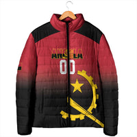 Angola Basketball Custom Padded Jacket Go Champions Angolan - Wonder Print Shop