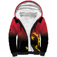 Angola Basketball Custom Sherpa Hoodie Go Champions Angolan - Wonder Print Shop