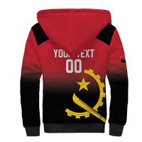 Angola Basketball Custom Sherpa Hoodie Go Champions Angolan - Wonder Print Shop