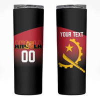 Angola Basketball Custom Skinny Tumbler Go Champions Angolan - Wonder Print Shop