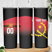 Angola Basketball Custom Skinny Tumbler Go Champions Angolan - Wonder Print Shop