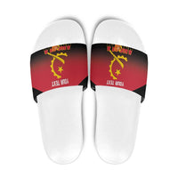 Angola Basketball Custom Slide Sandals Go Champions Angolan - Wonder Print Shop