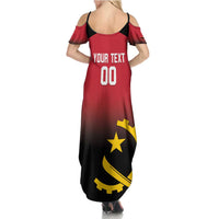 Angola Basketball Custom Summer Maxi Dress Go Champions Angolan - Wonder Print Shop
