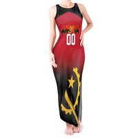 Angola Basketball Custom Tank Maxi Dress Go Champions Angolan - Wonder Print Shop
