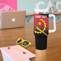 Angola Basketball Custom Tumbler With Handle Go Champions Angolan - Wonder Print Shop