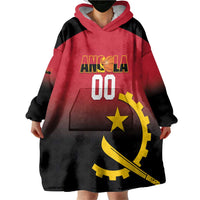 Angola Basketball Custom Wearable Blanket Hoodie Go Champions Angolan - Wonder Print Shop
