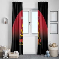 Angola Basketball Custom Window Curtain Go Champions Angolan - Wonder Print Shop