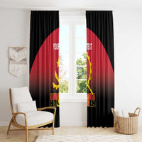 Angola Basketball Custom Window Curtain Go Champions Angolan - Wonder Print Shop