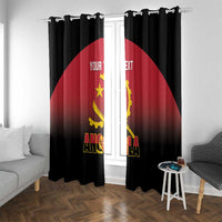 Angola Basketball Custom Window Curtain Go Champions Angolan - Wonder Print Shop