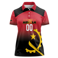 Angola Basketball Custom Women Polo Shirt Go Champions Angolan - Wonder Print Shop