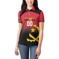 Angola Basketball Custom Women Polo Shirt Go Champions Angolan - Wonder Print Shop