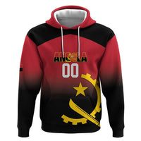 Angola Basketball Custom Zip Hoodie Go Champions Angolan - Wonder Print Shop
