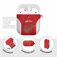 Tunisia Basketball Custom AirPods Case Go Champions Eagles of Carthage - Wonder Print Shop