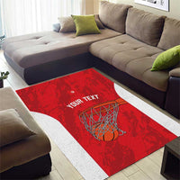 Tunisia Basketball Custom Area Rug Go Champions Eagles of Carthage - Wonder Print Shop