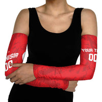 Tunisia Basketball Custom Arm Sleeves Go Champions Eagles of Carthage - Wonder Print Shop