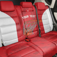 Tunisia Basketball Custom Back Car Seat Cover Go Champions Eagles of Carthage - Wonder Print Shop