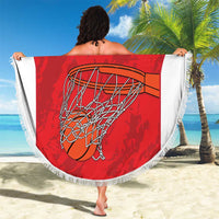 Tunisia Basketball Custom Beach Blanket Go Champions Eagles of Carthage - Wonder Print Shop
