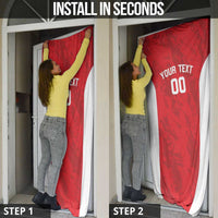 Tunisia Basketball Custom Door Cover Go Champions Eagles of Carthage - Wonder Print Shop