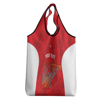 Tunisia Basketball Custom Grocery Bag Go Champions Eagles of Carthage - Wonder Print Shop