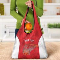 Tunisia Basketball Custom Grocery Bag Go Champions Eagles of Carthage - Wonder Print Shop