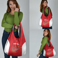 Tunisia Basketball Custom Grocery Bag Go Champions Eagles of Carthage - Wonder Print Shop