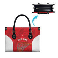 Tunisia Basketball Custom Leather Bag Go Champions Eagles of Carthage - Wonder Print Shop