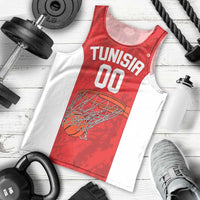 Tunisia Basketball Custom Men Tank Top Go Champions Eagles of Carthage - Wonder Print Shop