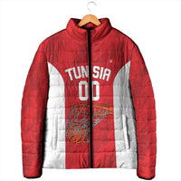 Tunisia Basketball Custom Padded Jacket Go Champions Eagles of Carthage - Wonder Print Shop