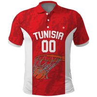 Tunisia Basketball Custom Polo Shirt Go Champions Eagles of Carthage - Wonder Print Shop