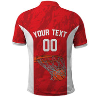 Tunisia Basketball Custom Polo Shirt Go Champions Eagles of Carthage - Wonder Print Shop