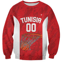 Tunisia Basketball Custom Sweatshirt Go Champions Eagles of Carthage - Wonder Print Shop