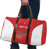 Tunisia Basketball Custom Travel Bag Go Champions Eagles of Carthage - Wonder Print Shop