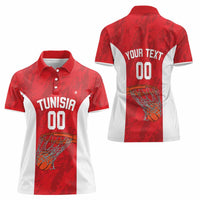 Tunisia Basketball Custom Women Polo Shirt Go Champions Eagles of Carthage - Wonder Print Shop