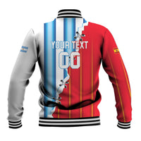 Custom Argentina Spain Football 2026 Baseball Jacket La Albiceleste La Roja Together