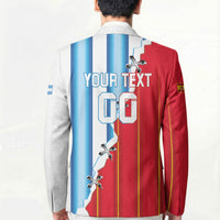 Custom Argentina Spain Football 2026 Blazer La Albiceleste La Roja Together