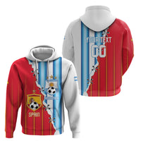 Custom Argentina Spain Football 2026 Hoodie La Albiceleste La Roja Together