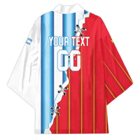 Custom Argentina Spain Football 2026 Kimono La Albiceleste La Roja Together