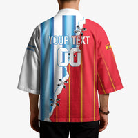 Custom Argentina Spain Football 2026 Kimono La Albiceleste La Roja Together