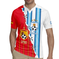 Custom Argentina Spain Football 2026 Rugby Jersey La Albiceleste La Roja Together