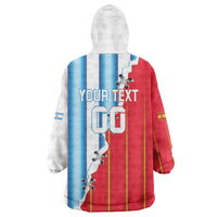 Custom Argentina Spain Football 2026 Wearable Blanket Hoodie La Albiceleste La Roja Together