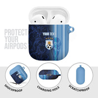Custom Argentina World Football 2026 AirPods Case La Albiceleste 4th Champion Proud