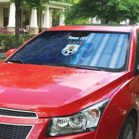 Custom Argentina World Football 2026 Auto Sun Shade La Albiceleste 4th Champion Proud