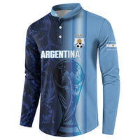Custom Argentina World Football 2026 Button Sweatshirt La Albiceleste 4th Champion Proud