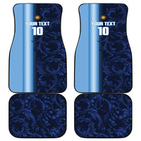 Custom Argentina World Football 2026 Car Mats La Albiceleste 4th Champion Proud